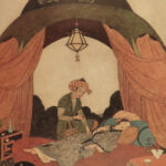 1913 1ed Princess Badoura Arabian Nights Dulac ART Illustrated Aladdin Housman
