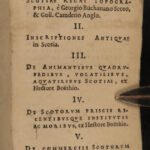 1627 SCOTLAND & IRELAND 1ed Respublica History George Buchanan Britain Elzevier