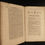 1698 LAW 1ed Bartholomew Shower Court Cases in Parliament London Writ of Error