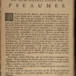 1728 Huguenot BIBLE Psalms of David Beza & Clement Marot French Music Chant