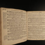 1728 Huguenot BIBLE Psalms of David Beza & Clement Marot French Music Chant