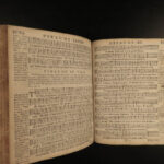 1728 Huguenot BIBLE Psalms of David Beza & Clement Marot French Music Chant