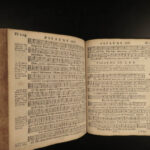 1728 Huguenot BIBLE Psalms of David Beza & Clement Marot French Music Chant