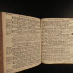 1728 Huguenot BIBLE Psalms of David Beza & Clement Marot French Music Chant