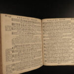 1728 Huguenot BIBLE Psalms of David Beza & Clement Marot French Music Chant