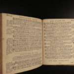 1728 Huguenot BIBLE Psalms of David Beza & Clement Marot French Music Chant