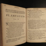 1668 HERBAL Abe Cowley English Poetry Thomas Sprat London Plants Herbs Botany