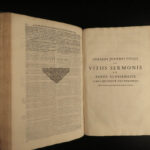 1695 Vossius on Barbarian Language & Grammar Glossary Vocabulary Dictionary RARE