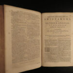 1695 Vossius on Barbarian Language & Grammar Glossary Vocabulary Dictionary RARE