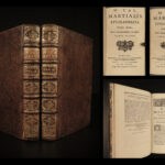 1693 Martial Epigrams 1ed Roman Literature Poetry Epigrammata Corruption in Rome
