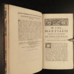 1693 1ed Martial Epigrams Roman Literature Poetry Epigrammata Corruption in Rome