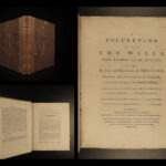 1780 Royal WILLS 1ed Collection of English Kings William the Conqueror Henry VII