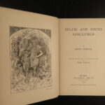 1889 1ed Sylvie & Bruno + Concluded Lewis Carroll Illustrated Fantasy Humor 2v