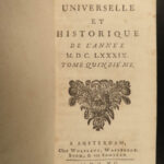 1688 Bibliotheque Universelle Aquinas Francis Bacon Charlemagne St Augustine 8v