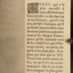 1688 Bibliotheque Universelle Aquinas Francis Bacon Charlemagne St Augustine 8v