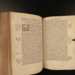 1554 GREEK Demosthenes & Aeschines Orations Speeches Politics Greece Latin