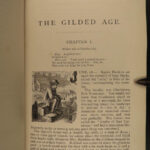 1883 Mark Twain UK ed The Gilded Age Novel American US Politics Government