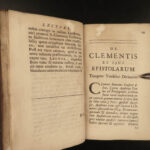 1687 Greek & Latin BIBLE Epistles of Pope Clement I Early Church at Corinth