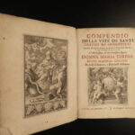 1727 1ed Lives of SAINTS Eligius Tillo Anastasius of Persia Andronicus Boniface