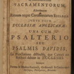 1696 LATIN Book of Common Prayer Anglican Durel Liturgia Psalms of David RARE