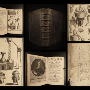 1690 CHEMISTRY Nicolas Lemery Chymie Experiments French Physics Science Alchemy
