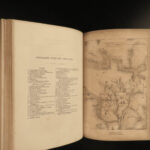 1857 JERUSALEM 1st ed Illustrated Holy Land Maps Temple Ancient Israel Barclay