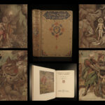 1911 1st ed Indian Gods & Heroes INDIA HINDU Mythology Color Illustrated Monro