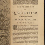 1658 Alexander the Great Quintus Curtius Rufus Greece ROME Elzevier RARE