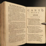 1670 1ed La Secchia Rapita Aless Tassoni Italian Heroic Poetry Catholic Church