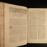 1617 FOLIO Martial Epigrams Roman Literature Poetry Epigrammata Corruption Rome