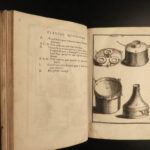 1690 CHEMISTRY Nicolas Lemery Chymie Experiments French Physics Science Alchemy