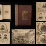 1864 Civil War 1ed Life w/ 49th Massachusetts Volunteers Illustrated Portraits