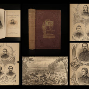 1864 Civil War 1ed Life w/ 49th Massachusetts Volunteers Illustrated Portraits