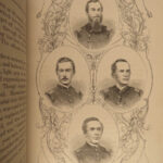 1864 Civil War 1ed Life w/ 49th Massachusetts Volunteers Illustrated Portraits