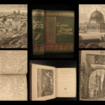 1880 1ed Holy Land Illustrations BIBLE Palestine Israel Jerusalem Jericho MAPS