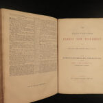 1842 BIBLE Huge FOLIO KJVby Scottish John Brown + Commentary Illustrated RARE