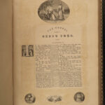 1842 BIBLE Huge FOLIO KJVby Scottish John Brown + Commentary Illustrated RARE