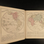 1857 ATLAS Fitch & Colton Geography History MAPS Africa Asia Illustrated