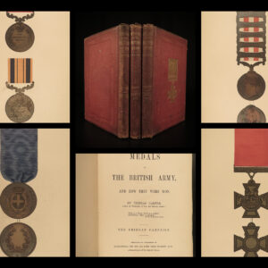 1861 Medals of British Army COINS Numismatics India China Egypt Africa 3v SET