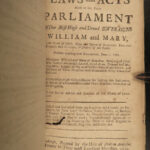 1685-1707 LAWS & Acts of Scotland Parliament Scottish William Mary James VII