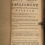 1685-1707 LAWS & Acts of Scotland Parliament Scottish William Mary James VII