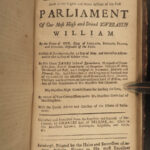 1685-1707 LAWS & Acts of Scotland Parliament Scottish William Mary James VII