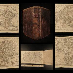 1796 Atlas MAPS Brookes General Gazetteer Geography Dictionary Asia America