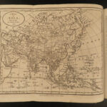 1796 Atlas MAPS Brookes General Gazetteer Geography Dictionary Asia America