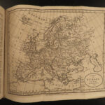 1796 Atlas MAPS Brookes General Gazetteer Geography Dictionary Asia America