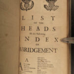 1683-1702 LAWS & Acts SCOTLAND Parliament Scottish William Mary James Edinburgh