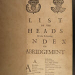 1683-1702 LAWS & Acts SCOTLAND Parliament Scottish William Mary James Edinburgh