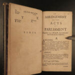 1683-1702 LAWS & Acts SCOTLAND Parliament Scottish William Mary James Edinburgh