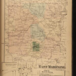 1871 HUGE ATLAS Indiana County Pennsylvania Pittsburgh Color City MAPS DG Beers