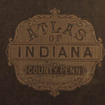 1871 HUGE ATLAS Indiana County Pennsylvania Pittsburgh Color City MAPS DG Beers